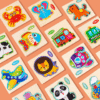 Wooden Puzzles for Toddlers Ages 1-3 Montessori Toys for Girls Boys