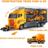 10 In 1 Construction Toys Truck Storage Die-cast Vehicle