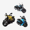 Die-Cast Motorcycle Toy Set