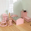 Wooden Furniture Toys Bedroom and Family Set